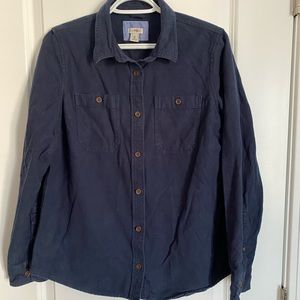 LLbean women’s chamois shirt